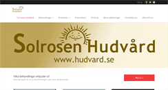 Desktop Screenshot of hudvard.se