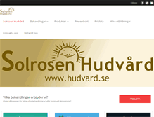 Tablet Screenshot of hudvard.se